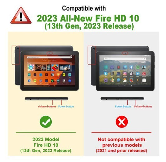 All-New Amazon Fire HD 10 Tablet Slim Case for (13th Generation, 2023 Release)