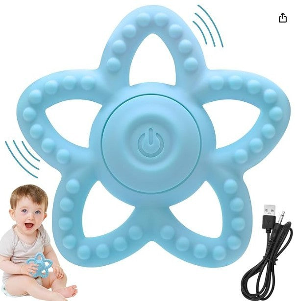 Sensory Vibrating Teething Toy - For Autism - Neurodivergent & Baby Teethers