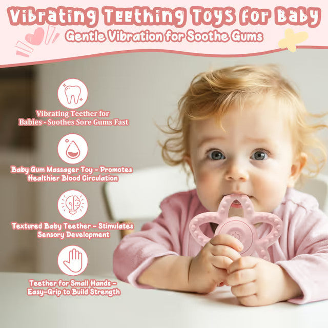 Sensory Vibrating Teething Toy - For Autism - Neurodivergent & Baby Teethers