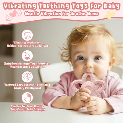 Sensory Vibrating Teething Toy - For Autism - Neurodivergent & Baby Teethers