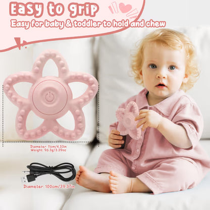 Sensory Vibrating Teething Toy - For Autism - Neurodivergent & Baby Teethers